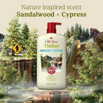 Old Spice Men's Body Wash Timber with Sandalwood 30 fl oz - Imperfect Container - Image 6
