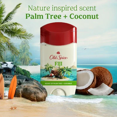 Old Spice Men's Fiji with Palm Tree Antiperspirant Deodorant 2.6oz - Imperfect Container - Image 4