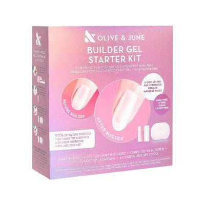 Olive & June Builder Gel Starter Kit 0.46 fl oz - Imperfect Box - Image 4