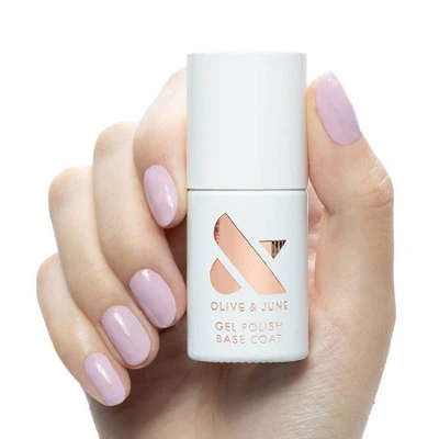 Olive & June Gel Nail Polish Base Coat 0.46 fl oz - Imperfect Container - Image 2