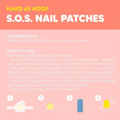 ONYX Professional Hard as Hoof S.O.S Nail Patches 20ct - Imperfect Box - Image 3