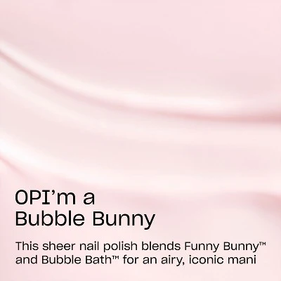 OPI Nail Lacquer Bubble Bunny 0.5 fl oz - New - Image 2