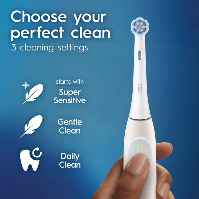 Oral-B iO Series 2 Electric Toothbrush Peach - Imperfect Box - Image 5
