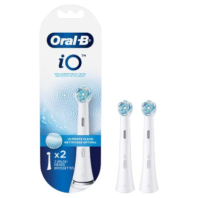 Oral-B iO Ultimate Clean Replacements Brush Heads White 2ct - Imperfect Box - Image 10
