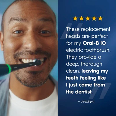 Oral-B iO Ultimate Clean Replacements Brush Heads White 2ct - Imperfect Box - Image 8