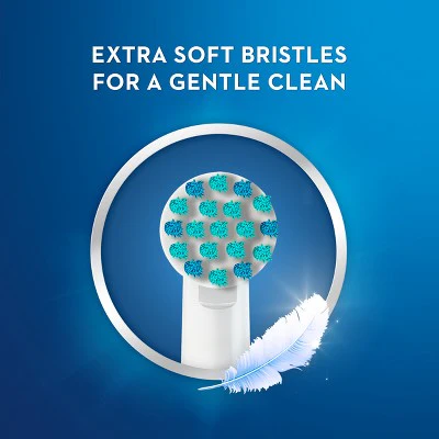 Oral-B Kids Electric Toothbrush with Sensitive Brush Head and Timer Blue - Imperfect Box - Image 4
