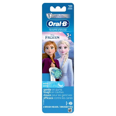 Oral-B Kids Extra Soft Replacement Brush Heads Disney's Frozen 2ct - Imperfect Box - Image 2