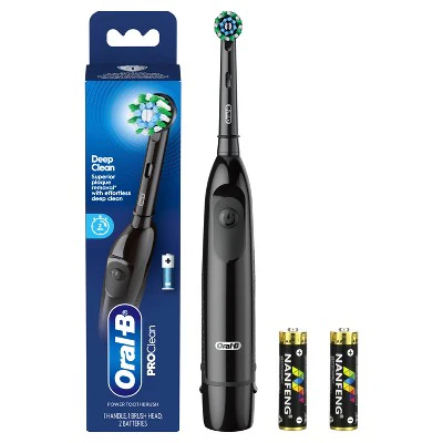 Oral-B ProClean Battery Electric Toothbrush Deep Clean Black - Imperfect Box - Image 10