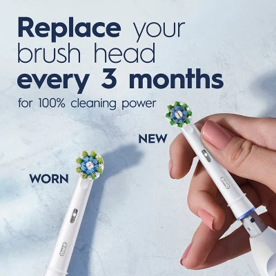 Oral-B ProClean Battery Electric Toothbrush Whitening Clean White - New - Image 6