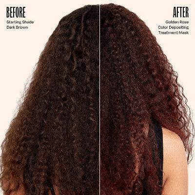 Overtone Golden Rose Hair Mask Semi-Permanent Hair Dye & Color Conditioner - New - Image 2