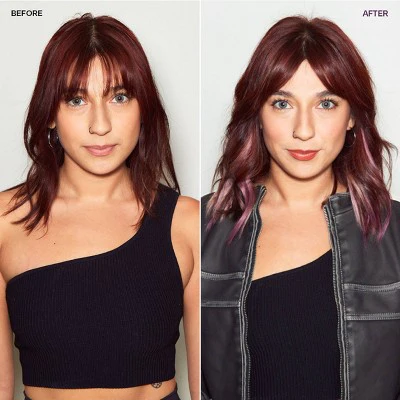 Overtone Misty Magenta Hair Mask Semi-Permanent Hair Dye & Color Conditioner Cotton Candy Pink for Brown; Blonde Hair - New - Image 4