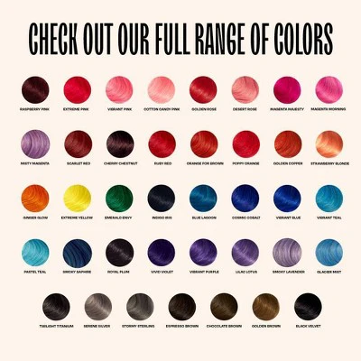 Overtone Misty Magenta Hair Mask Semi-Permanent Hair Dye & Color Conditioner Cotton Candy Pink for Brown; Blonde Hair - New - Image 7