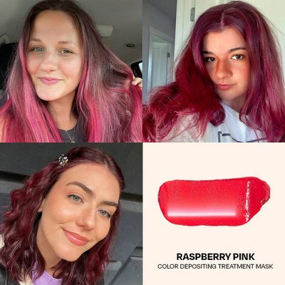 Overtone Raspberry Pink Hair Mask Semi-Permanent Hair Dye & Color Conditioner - New - Image 5