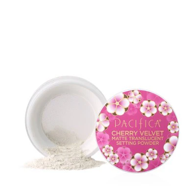 Pacifica Cherry Velvet Matte Loose Setting Powder White 0.45oz - New