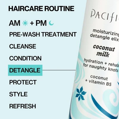 Pacifica Coconut Milk Leave on Detangling and Repair Spray 7 fl oz - New - Image 4