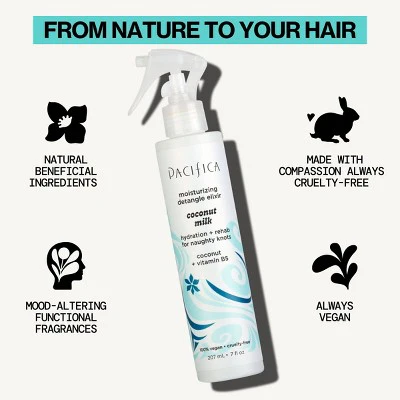 Pacifica Coconut Milk Leave on Detangling and Repair Spray 7 fl oz - New - Image 6