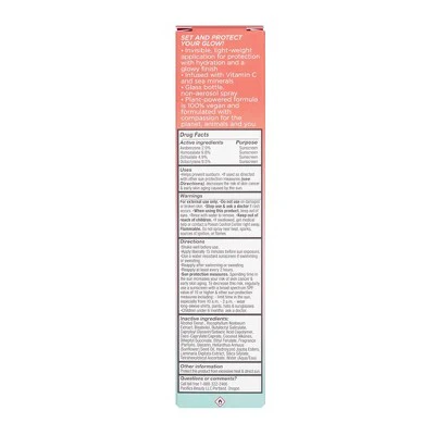 Pacifica Glow Baby Brightening Setting Mist SPF 45 1.7 fl oz - Missing Box - Image 4