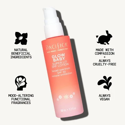 Pacifica Glow Baby Super Glow Face Lotion SPF 30 1.7 fl oz - Imperfect Box - Image 6