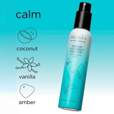 Pacifica Hair and Body Mist Indian Coconut Nectar 5 fl oz - New - Image 3