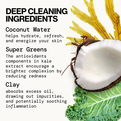 Pacifica Kale Detox Deep Cleansing Face Wash Scented 5 fl oz - Imperfect Container - Image 4