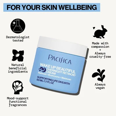 Pacifica Wake Up Beautiful Overnight Retinol Cream 1.7 fl oz - Imperfect Box - Image 6