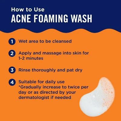 PanOxyl 10% Benzoyl Peroxide Acne Foaming Wash 5.5oz - Imperfect Box - Image 10