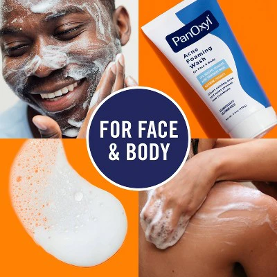 PanOxyl 10% Benzoyl Peroxide Acne Foaming Wash 5.5oz - Imperfect Box - Image 4