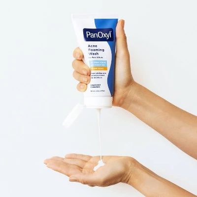 PanOxyl 10% Benzoyl Peroxide Acne Foaming Wash 5.5oz - Imperfect Box - Image 9