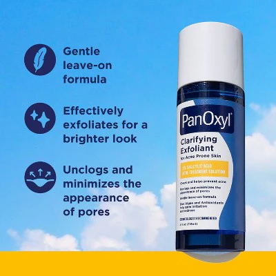 PanOxyl Clarifying Exfoliant with 2% Salicylic Acid 4 fl oz - Imperfect Container - Image 4
