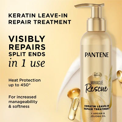Pantene Keratin Leave-In Repair Treatment 7.6oz - Imperfect Container - Image 3