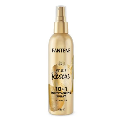 Pantene Miracle Rescue 10-in-1 Multi Tasking Leave-in Hair Treatment 5.7oz - Imperfect Container