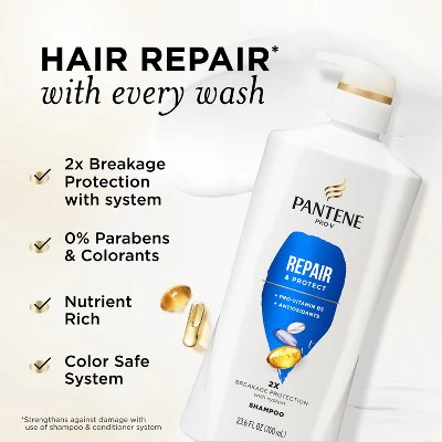 Pantene Pro-V Repair & Protect Shampoo  23.6 fl oz - New - Image 3