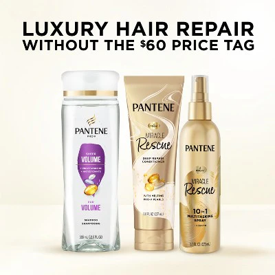 Pantene Pro-V Sheer Volume Shampoo 12 fl oz - Imperfect Container - Image 9