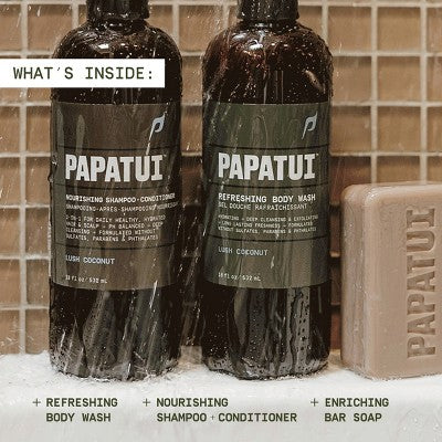 Papatui Men's Shower Pack Lush Coconut 3ct - MIssing Box - Image 3