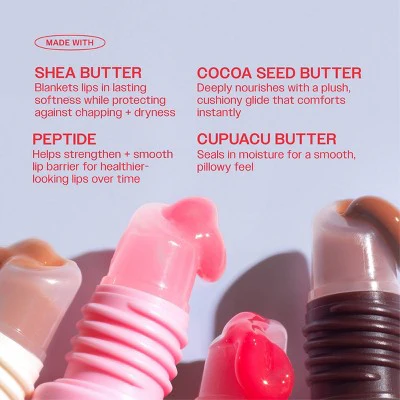 Party of You Peptide Lip Balm in Strawberry Milkshake Security Blanket 0.5oz - New - Image 5