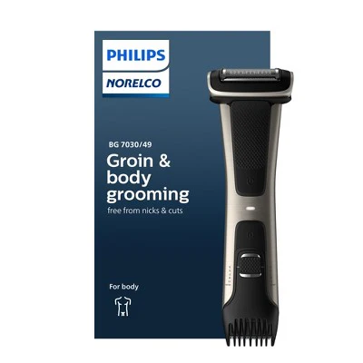 Philips Norelco Bodygroom Series 7000 Men's Rechargeable Electric Trimmer BG7030/49 - New