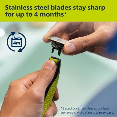 Philips Norelco OneBlade 360 Face & Body Rechargeable Men's Electric Shaver and Trimmer QP2834/70 - Imperfect Box - Image 12