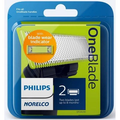 Philips Norelco OneBlade Replacement Blade 2ct QP220/80 - New - Image 2