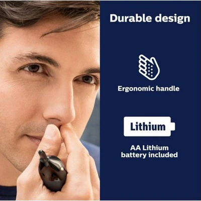 Philips Norelco Series 3000 Men's Nose/Ear/Eyebrows Electric Trimmer - Imperfect Box - Image 5