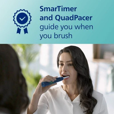 Philips Sonicare 4100 Plaque Control Rechargeable Electric Toothbrush HX3689/22 Navy - Imperfect Box - Image 12