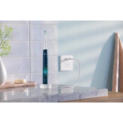 Philips Sonicare 4100 Plaque Control Rechargeable Electric Toothbrush HX3689/22 Navy - Imperfect Box - Image 8