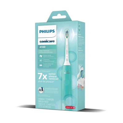 Philips Sonicare 4100 Rechargeable Electric Toothbrush Turquoise - Imperfect Box - Image 2