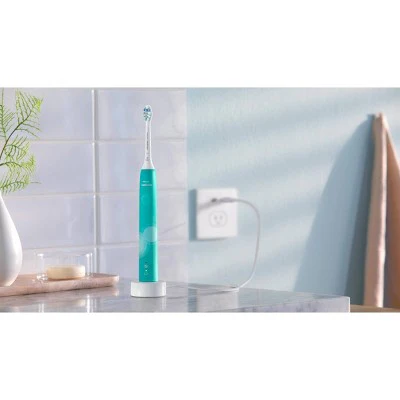 Philips Sonicare 4100 Rechargeable Electric Toothbrush Turquoise - Imperfect Box - Image 7