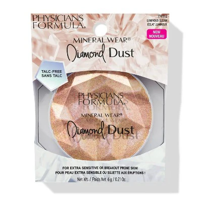 Physicians Formula Mineral Wear Diamond Glow Dust Powder Luminous Gleam 0.21oz - New - Image 6