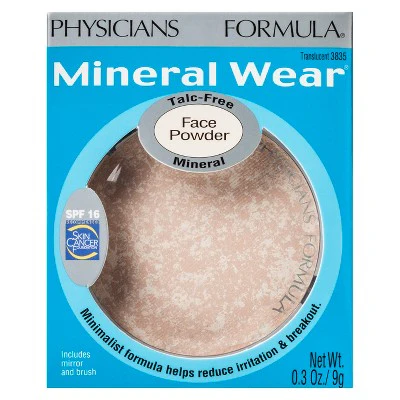 Physicians Formula Mineral Wear Pressed Powder Light Beige 0.3oz - New - Image 2