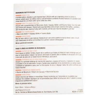 Physicians Formula Murumuru Butter Blush Strawberry Jam 0.19oz - Imperfect Box - Image 7