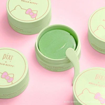 Pixi + Hello Kitty Anywhere Rejuvenating Face Patches 90ct - Imperfect Box - Image 8