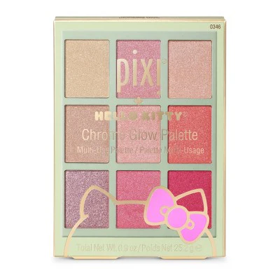 Pixi + Hello Kitty Chrome Glow Palette 0.9oz - Imperfect Box - Image 2