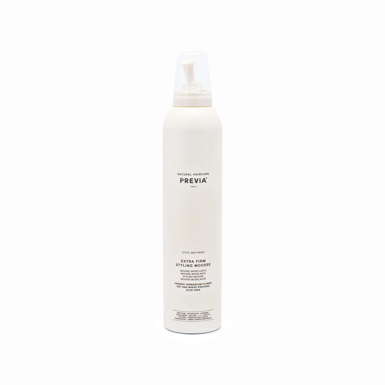 PREVIA Style and Finish Extra Firm Styling Mousse 10.14oz - Imperfect Container