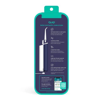 quip Cordless Rechargeable 2-Pressure Modes Water Flosser - Missing Box - Image 3